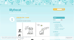 Desktop Screenshot of lillythecat.wordpress.com
