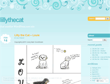 Tablet Screenshot of lillythecat.wordpress.com