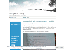 Tablet Screenshot of elenapenati.wordpress.com