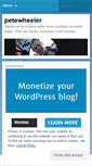 Mobile Screenshot of petewheeler.wordpress.com