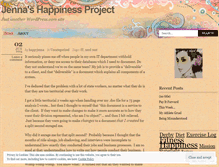 Tablet Screenshot of happyjenna.wordpress.com