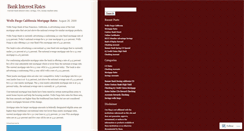 Desktop Screenshot of bankinterestrates.wordpress.com
