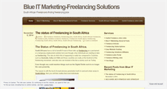 Desktop Screenshot of blueitmarketing.wordpress.com