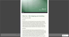 Desktop Screenshot of filmcost.wordpress.com