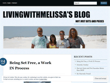 Tablet Screenshot of livingwithmelissa.wordpress.com