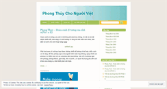 Desktop Screenshot of blogphongthuy.wordpress.com