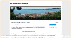 Desktop Screenshot of minombresinnombre.wordpress.com