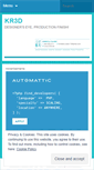 Mobile Screenshot of kr3d.wordpress.com