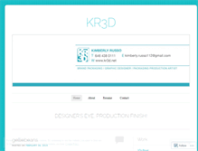 Tablet Screenshot of kr3d.wordpress.com