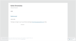 Desktop Screenshot of exilechronicles.wordpress.com