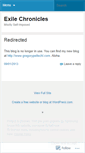 Mobile Screenshot of exilechronicles.wordpress.com