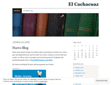 Tablet Screenshot of elcachacuaz.wordpress.com