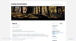 Desktop Screenshot of irannianasssociation.wordpress.com