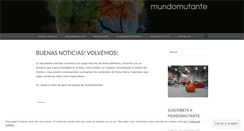 Desktop Screenshot of mundomutante.wordpress.com