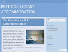 Tablet Screenshot of bestgoldcoastaccommodation.wordpress.com