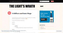 Desktop Screenshot of lightswrath.wordpress.com