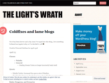 Tablet Screenshot of lightswrath.wordpress.com