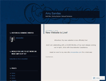 Tablet Screenshot of amysandas.wordpress.com