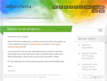 Tablet Screenshot of infinitywela.wordpress.com