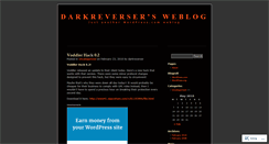 Desktop Screenshot of darkreverser.wordpress.com