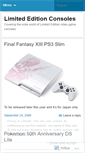 Mobile Screenshot of leconsoles.wordpress.com