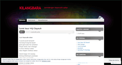 Desktop Screenshot of kilangbara.wordpress.com