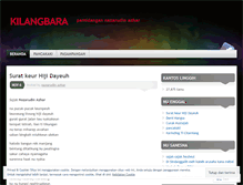 Tablet Screenshot of kilangbara.wordpress.com