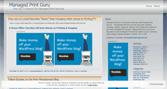 Desktop Screenshot of managedprintguru.wordpress.com