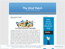 Tablet Screenshot of mindwatch.wordpress.com