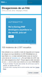 Mobile Screenshot of divagacionesfrikis.wordpress.com