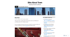 Desktop Screenshot of bikeabouttown.wordpress.com