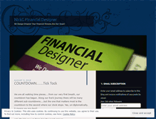 Tablet Screenshot of nickgfinancialdesigner.wordpress.com