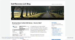 Desktop Screenshot of gulfrecovery.wordpress.com