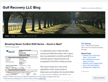 Tablet Screenshot of gulfrecovery.wordpress.com