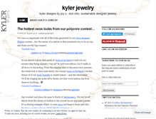 Tablet Screenshot of kylerdesigns.wordpress.com