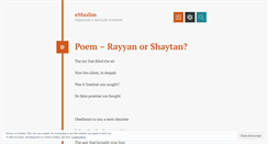 Desktop Screenshot of emuslim.wordpress.com