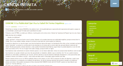 Desktop Screenshot of cienciainfinita.wordpress.com