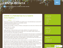 Tablet Screenshot of cienciainfinita.wordpress.com