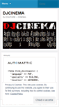 Mobile Screenshot of djcinema.wordpress.com