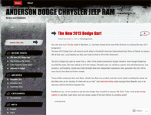 Tablet Screenshot of andersondodge.wordpress.com