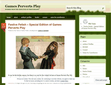 Tablet Screenshot of gamespervertsplay.wordpress.com
