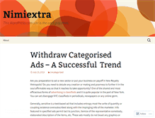 Tablet Screenshot of nimiextra.wordpress.com