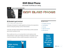 Tablet Screenshot of bsrblindphone.wordpress.com