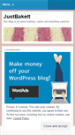 Mobile Screenshot of justbakeit.wordpress.com