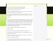 Tablet Screenshot of irfcaconvention.wordpress.com