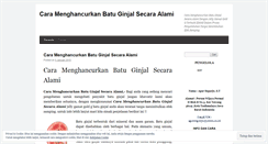 Desktop Screenshot of caramenghancurkanbatuginjalsecaraalamii22.wordpress.com