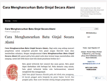Tablet Screenshot of caramenghancurkanbatuginjalsecaraalamii22.wordpress.com