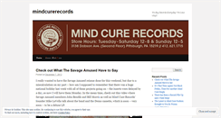 Desktop Screenshot of mindcurerecords.wordpress.com