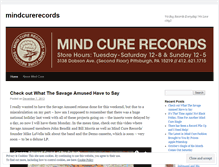 Tablet Screenshot of mindcurerecords.wordpress.com