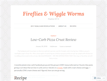 Tablet Screenshot of firefliesandwiggleworms.wordpress.com